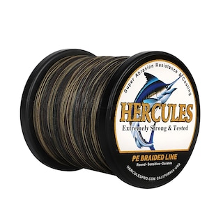 Foto 3 | Línea De Pesca Trenzada Hercules, 12 Hilos, 40 Libras, 500 M, Color Verde - Venta Internacional.