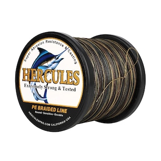 Foto 4 | Línea De Pesca Trenzada Hercules, 12 Hilos, 40 Libras, 500 M, Color Verde - Venta Internacional.