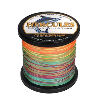 Foto 1 | Línea De Pesca Trenzada Hercules, 12 Hilos, 50 Libras, 500 M, Multicolor - Venta Internacional.
