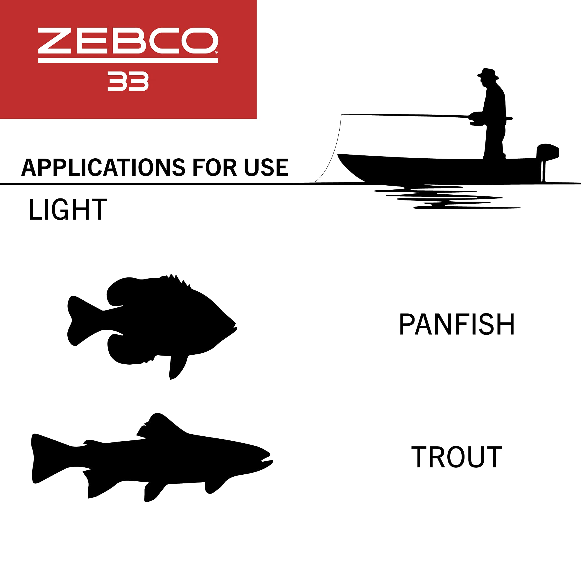 Foto 7 pulgar | Carrete De Pesca Zebco 33 Micro Trigger Spincast  Tamaño 10  Plateado/negro - Venta Internacional.