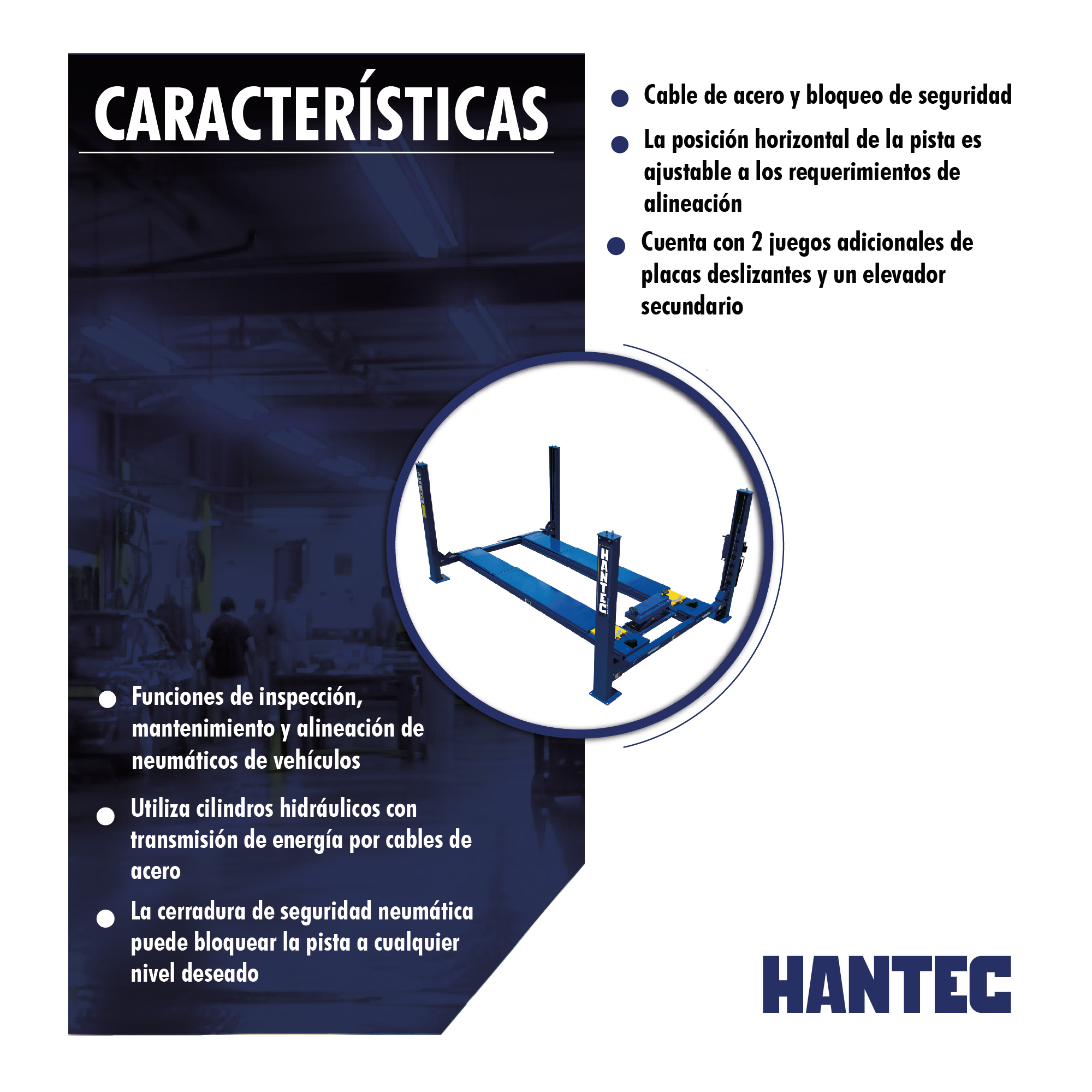 Foto 4 | Rampa 4 Postes Discos de Alineación 10500 Lbs Rolling Jack