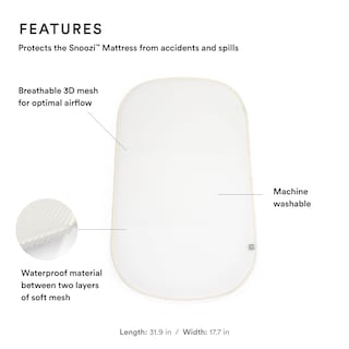 Foto 2 | Sábana De Protección Stokke Snoozi White 100% Poliéster - Venta Internacional.