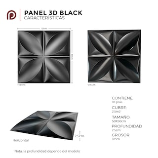 Foto 3 | Panel Decorativo 3d Profesional X2603 Miel color Blanco 10 Piezas