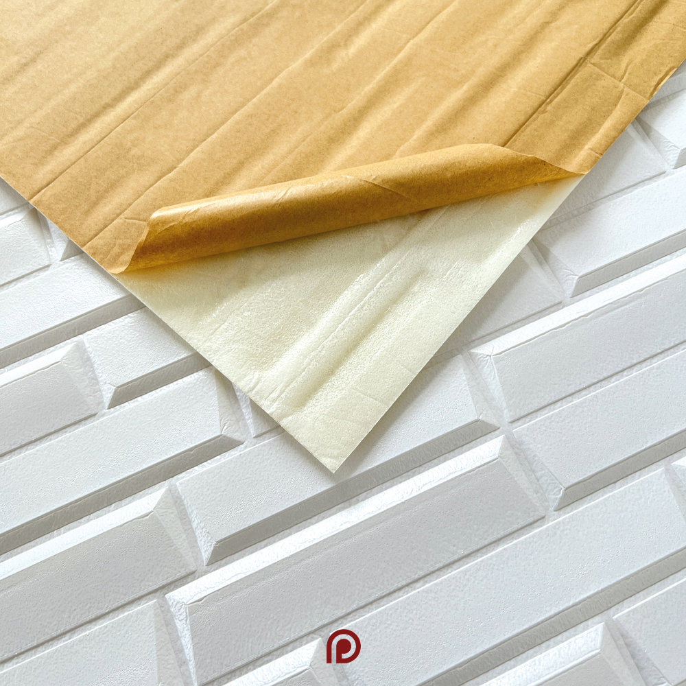 Foto 4 pulgar | Panel Decorativo 3D Block color Blanco 70 x 77 cm