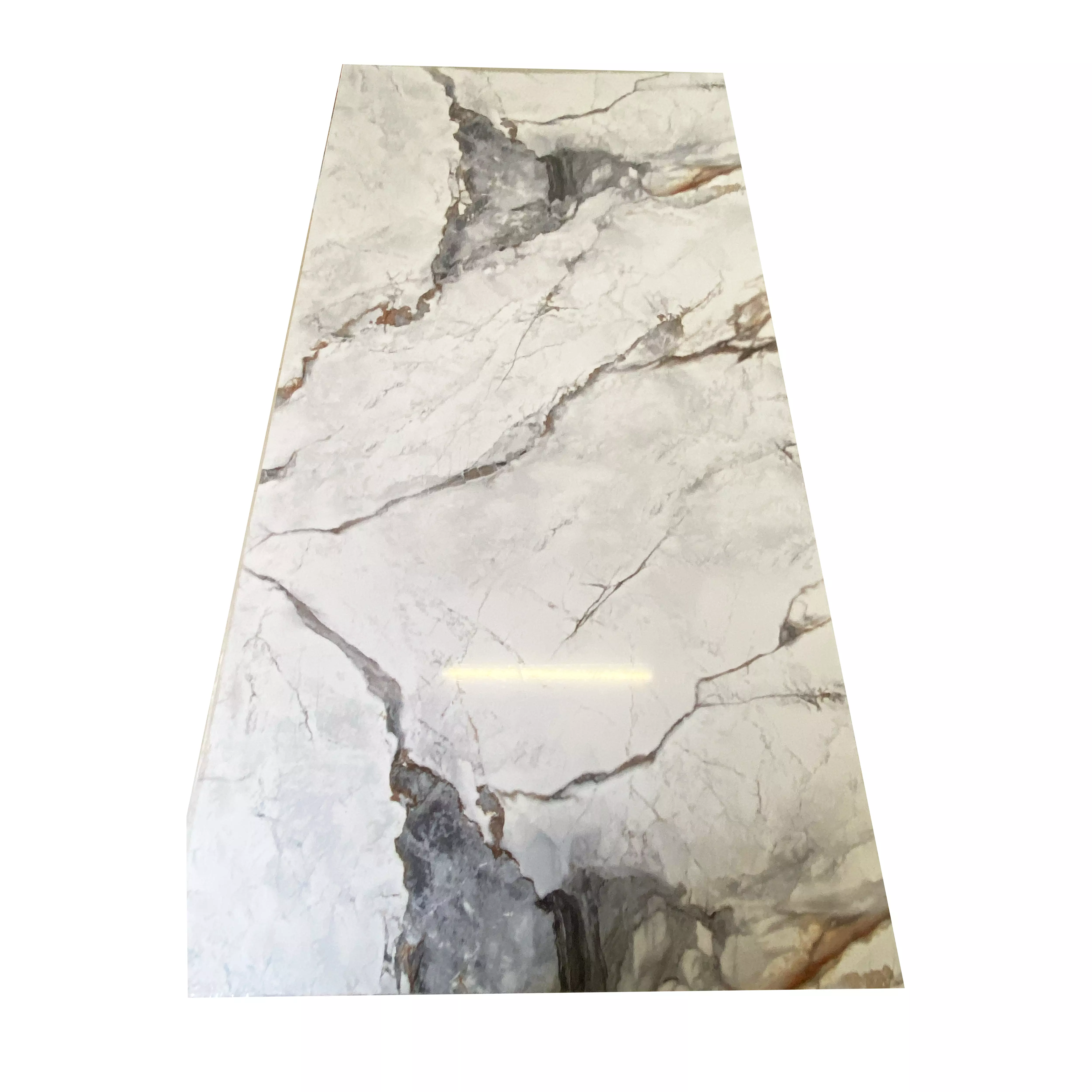Foto 8 pulgar | Panel Tipo Mármol Homely Elegance Blanco Carrara PVC Lámina 1.22 X 2.44