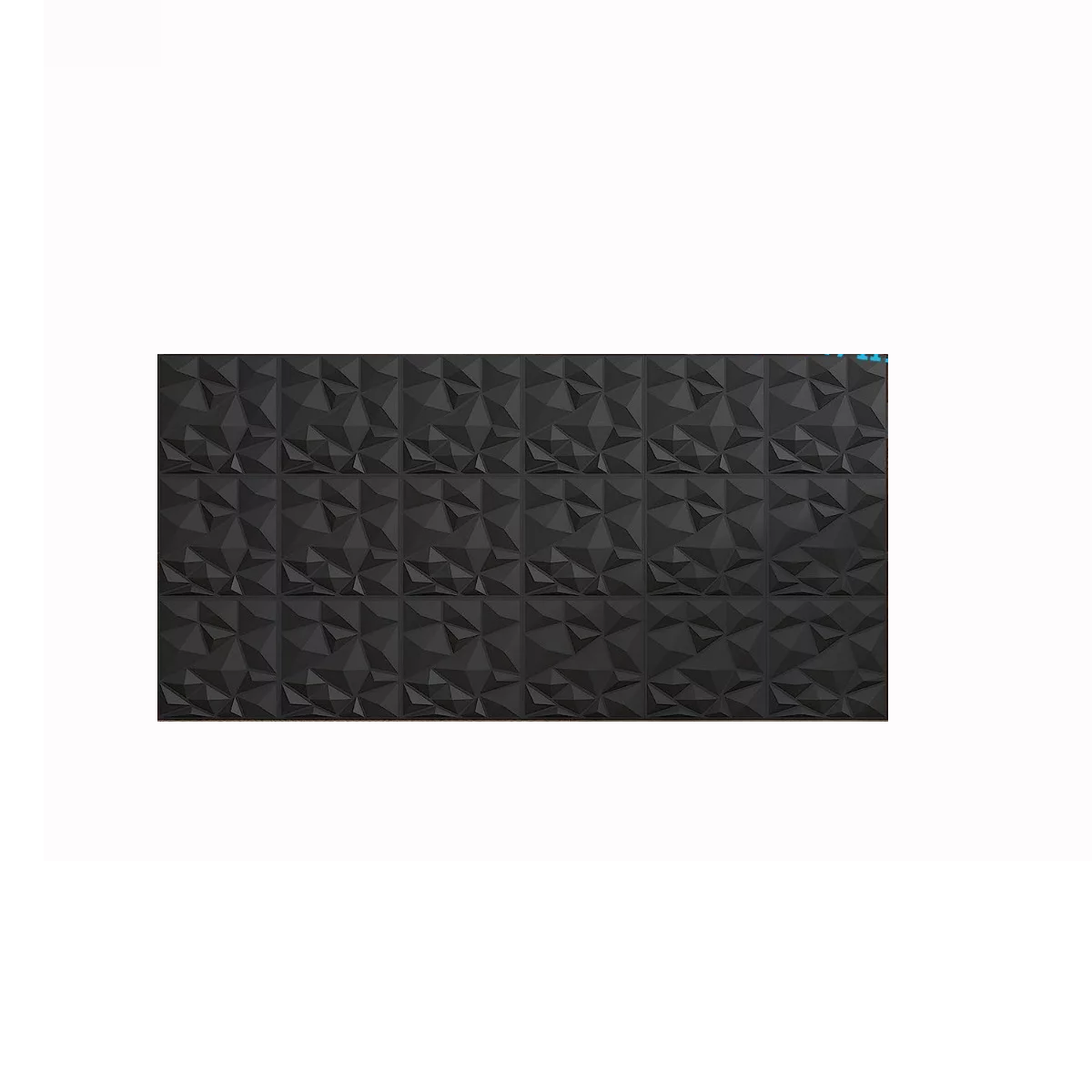 Foto 2 pulgar | Set 40pc Panel 3d Decoración Pvc Pared Impermeable 50*50cm Eo Safe Imports Esi-13183 Negro