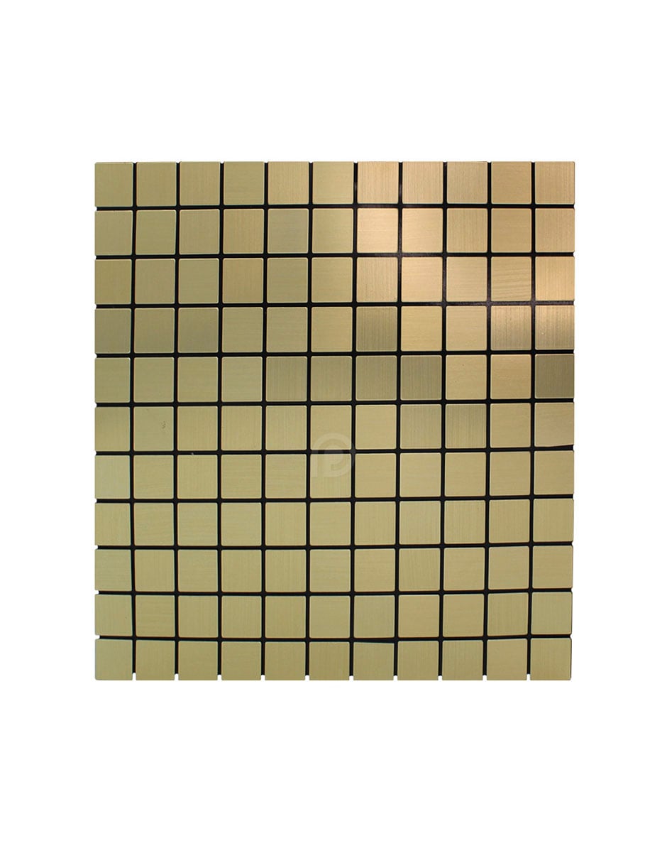 Mosaico Autoadherible Para Pared Tipo Acero/ 11pz (1m2) $610