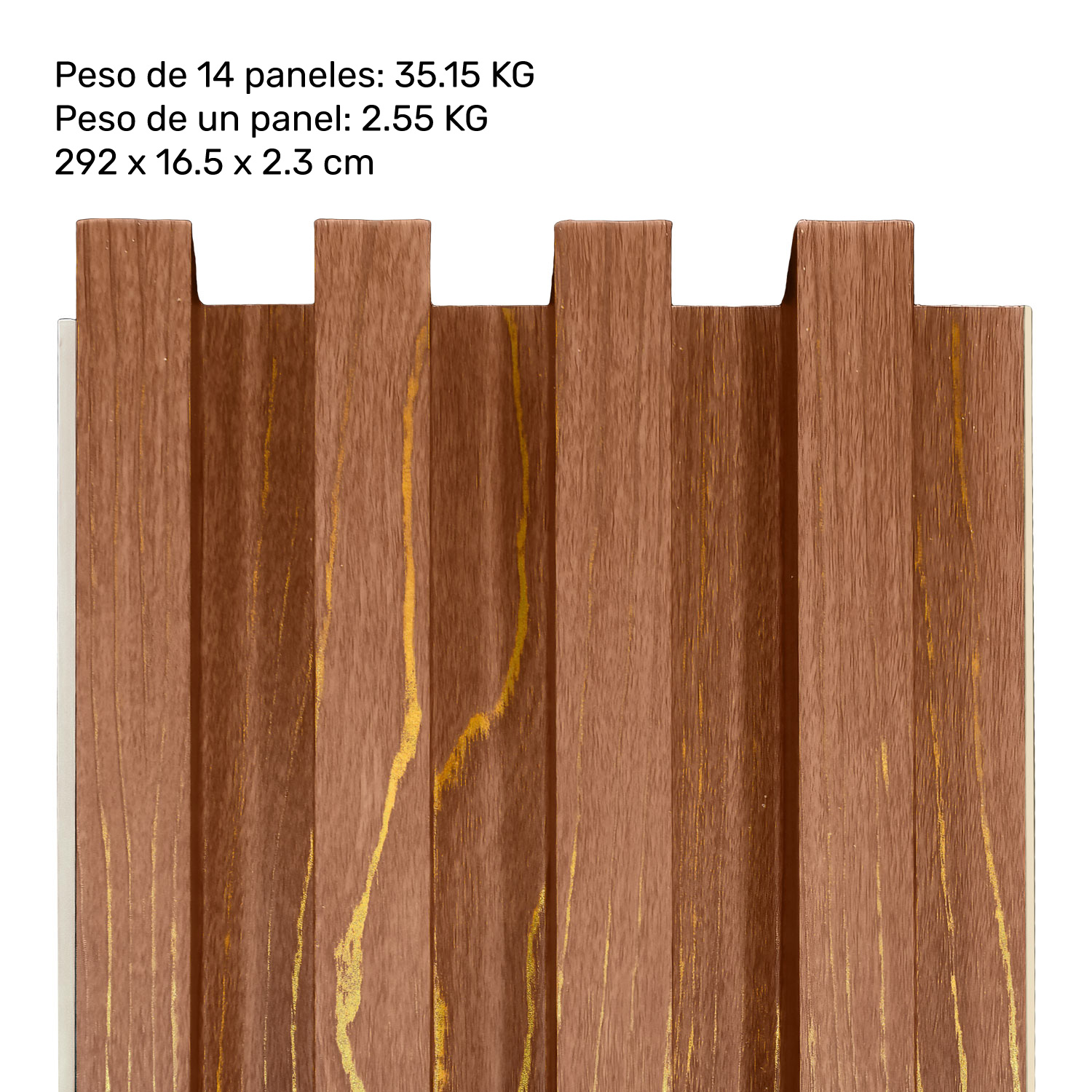 Foto 8 pulgar | Lambrin Panel Decorativo 3D Set 14pz 6.7m2 Interior Exterior