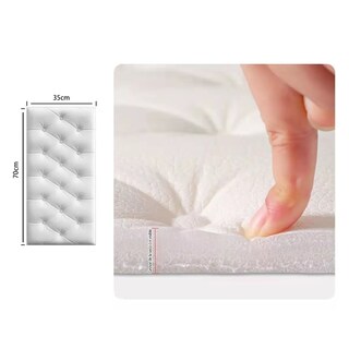 Foto 2 | 5pcs Paneles Decorativas Impermeable Eo Safe Imports Esi-14982 Blanco
