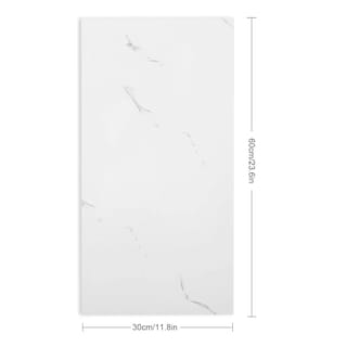 Foto 2 | Paneles Autoadhesivos Pared Imitan Ladrillo De Mármol 20pcs Eo Safe Imports Esi-15576 Blanco