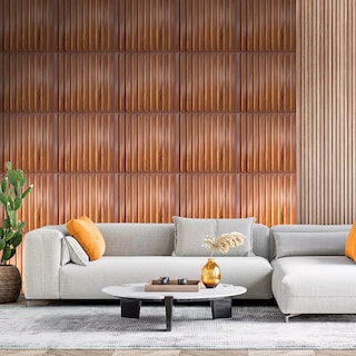 Foto 3 | Panel Tipo Lambrin Decorativos 3d Pvc 50x50cm 10 pzs.Eo Safe Imports Esi-17583 Marron