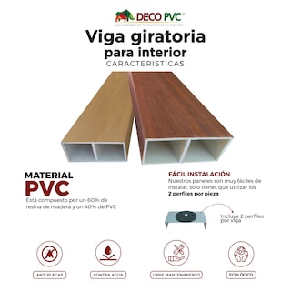 Foto 4 | Pérgola O Viga Decorativa Para Interior 6pz Con Accesorio