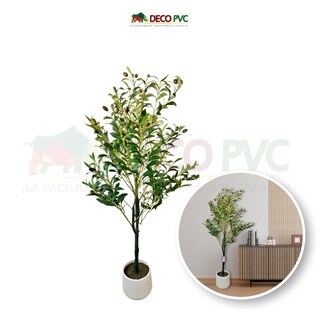 Foto 5 | Árbol / Planta Artificial Realista Con Maceta 1.2m