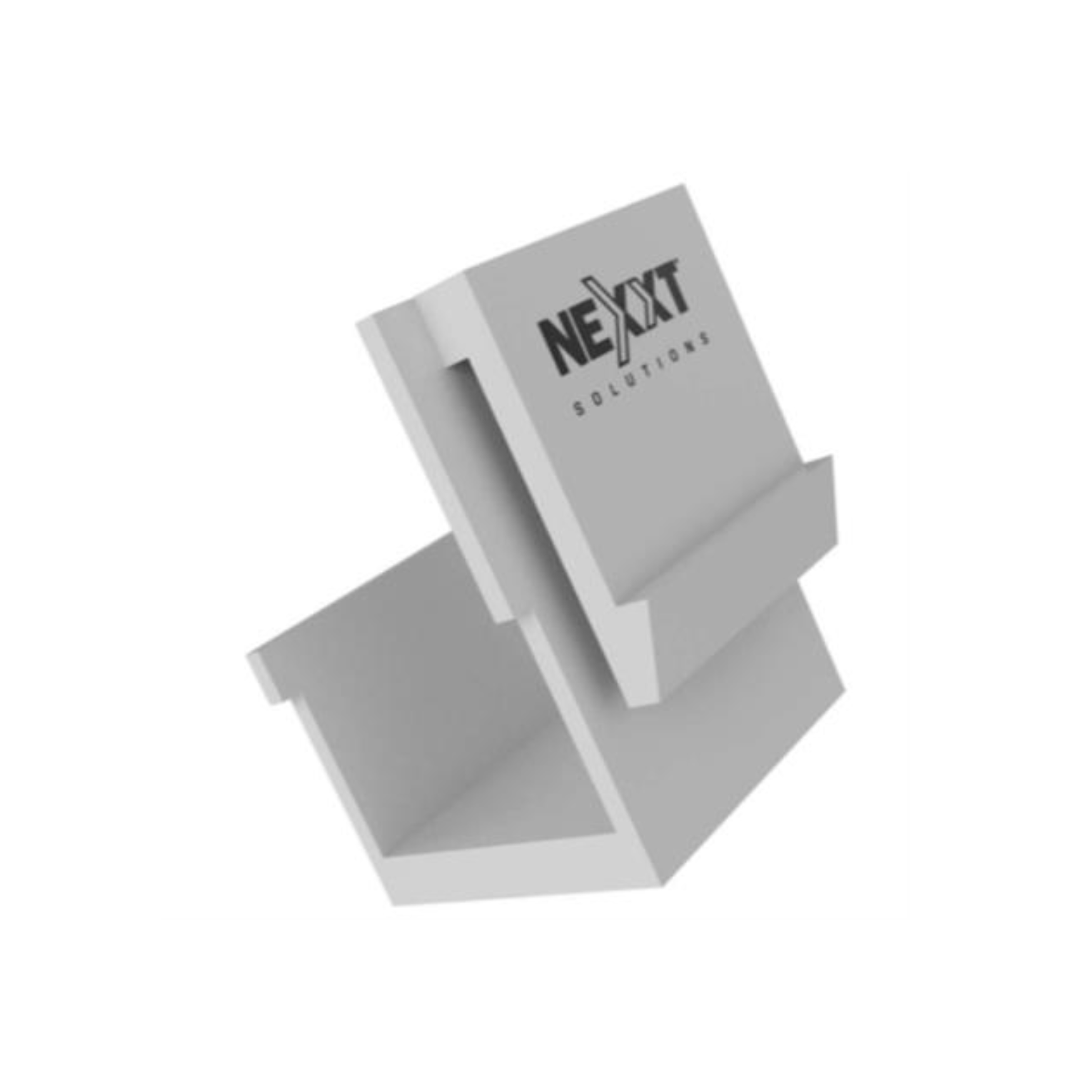 Placa De Pared Nexxt Solutions Blank Insert Blanco 100 Piezas