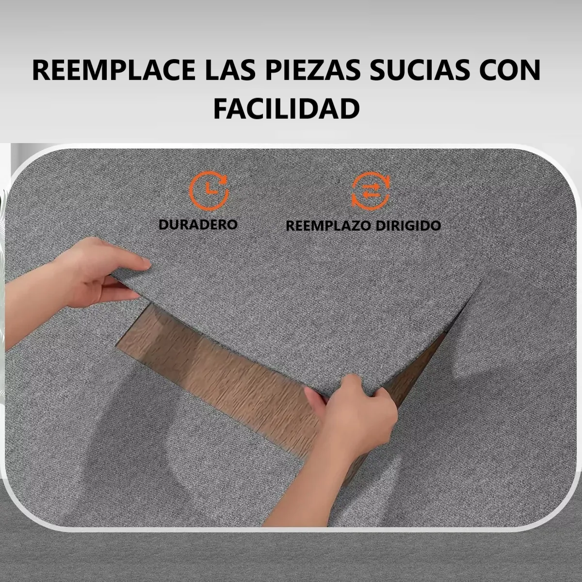 Foto 3 pulgar | Vinilos Pisos Autoadhesivos Alfombra 12 Piezas Eo Safe Imports Esi-18912 Gris