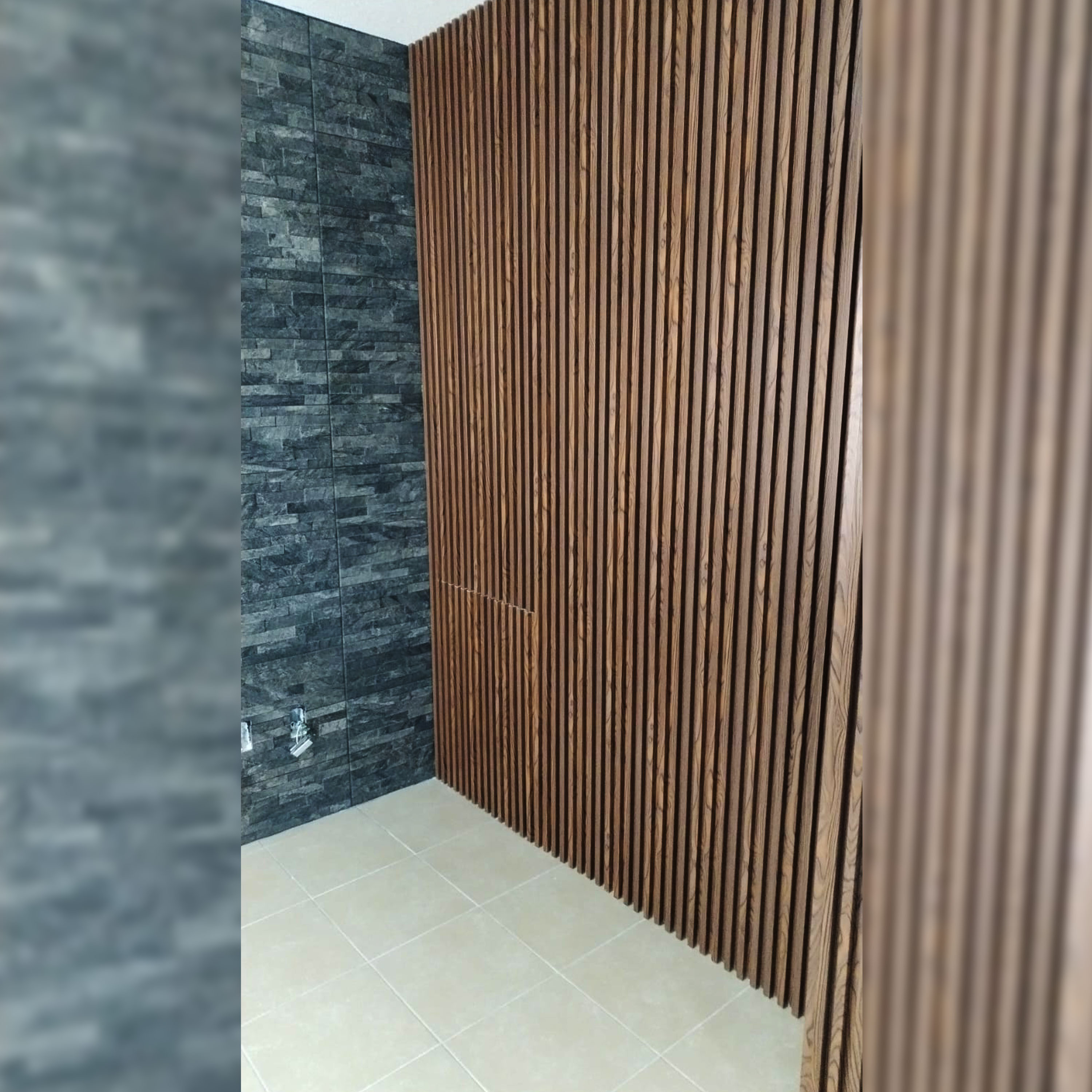 Foto 6 pulgar | Lambrín Panel Decorativo Madera Wpc Encino Oscuro 14 Piezas 290 x 17cm