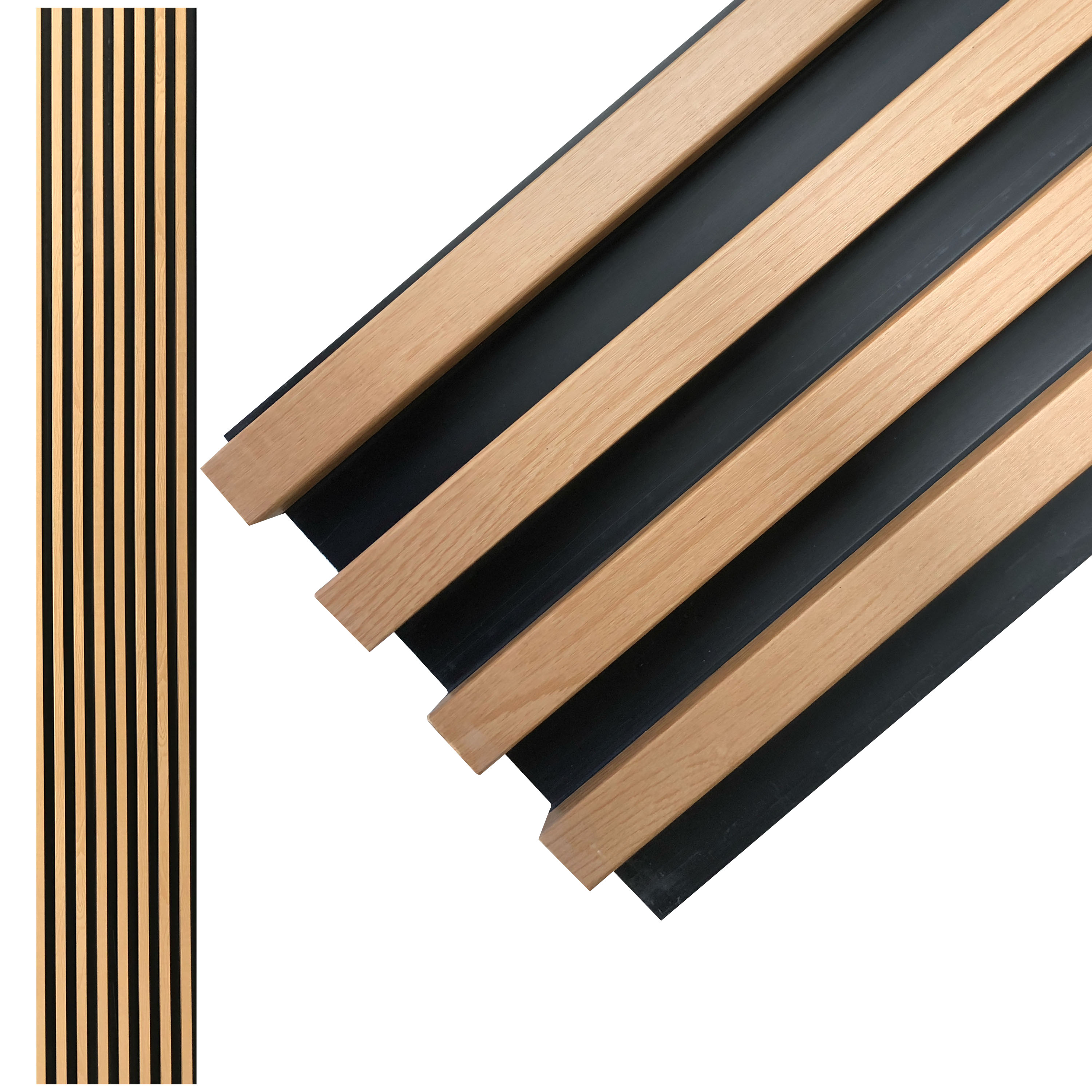 Foto 2 pulgar | Lambrín Decorativo Madera Wpc Roble Natural 290 x 17cm 14 Piezas