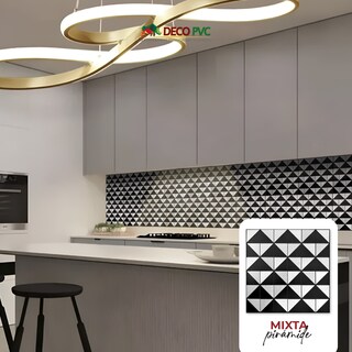 Foto 2 | Mosaico Autoadherible Para Pared Tipo Pirámide Mixta/ 11pz (1m2)