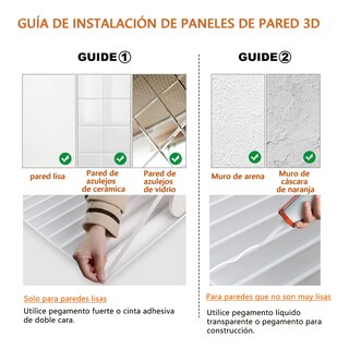 Foto 3 | Panel Decorativo de Pared 3D 12 Piezas