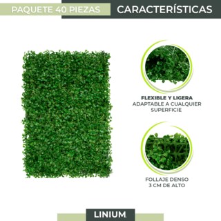 Foto 5 | Follaje Artificial Premium 40 Piezas