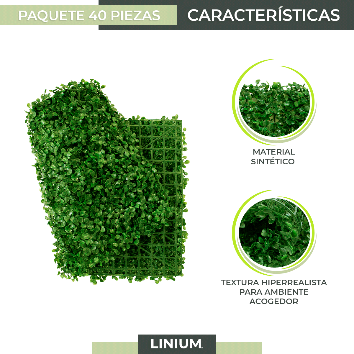 Foto 7 | Follaje Artificial Premium 40 Piezas