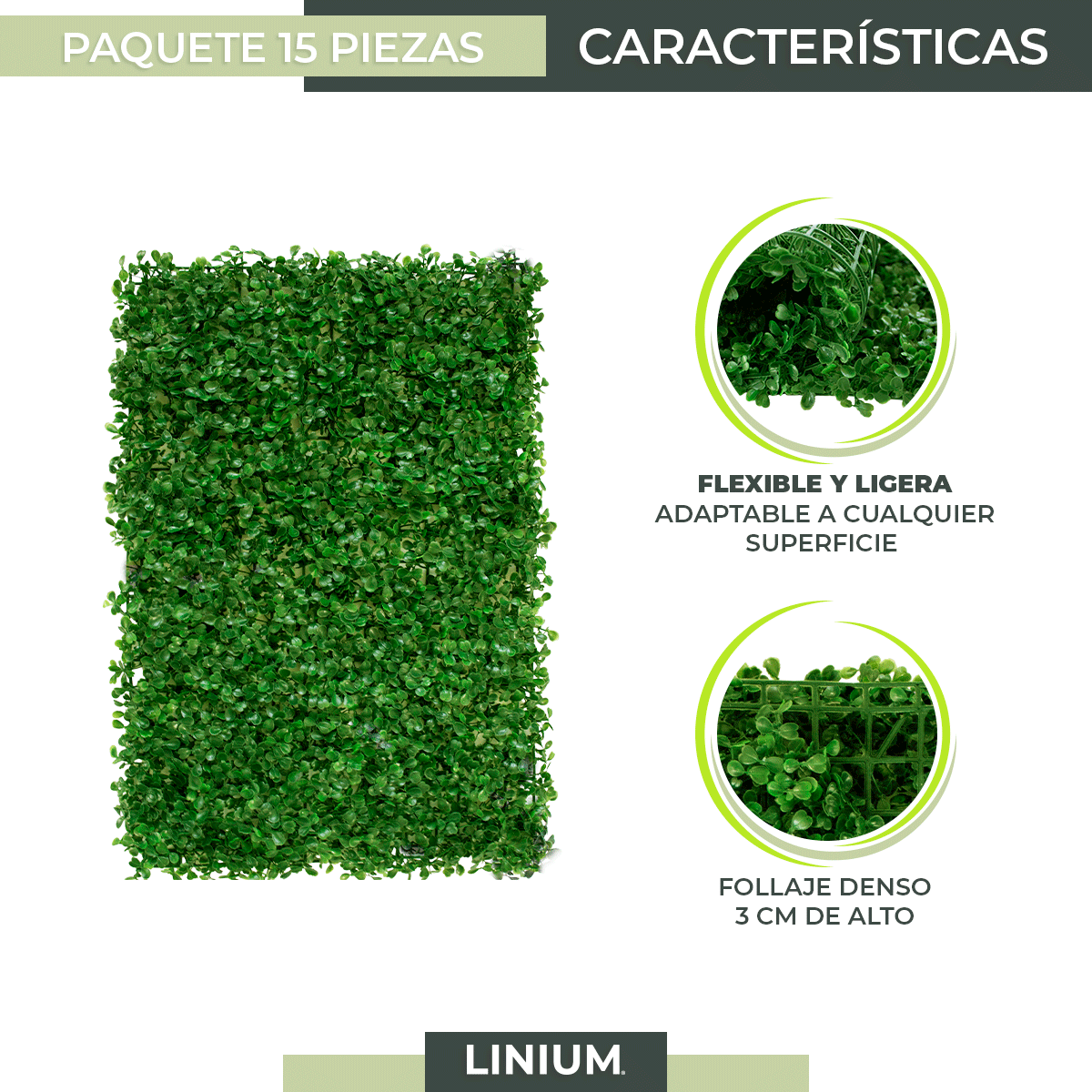 Foto 5 | Follaje Artificial Premium 15 Piezas