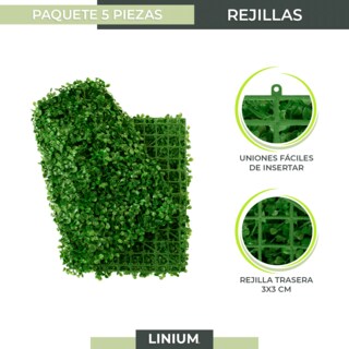 Foto 4 | Follaje Artificial de Jardin 5 Piezas
