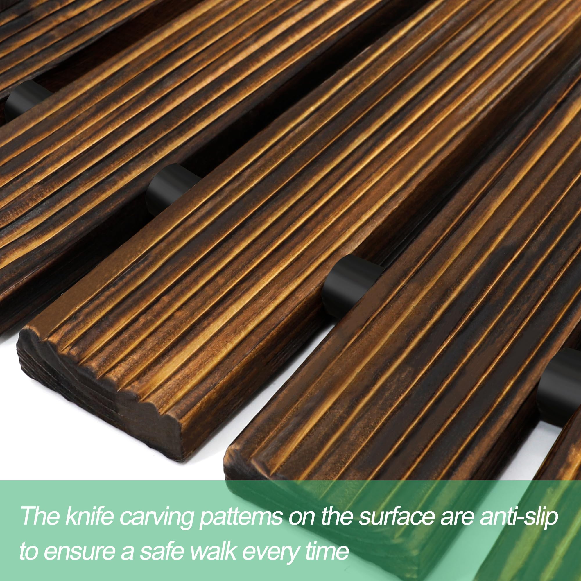 Foto 4 | Garden Pathway Reliancer, Madera De Cedro, Enrollable, 2,4 M, Recta - Venta Internacional.