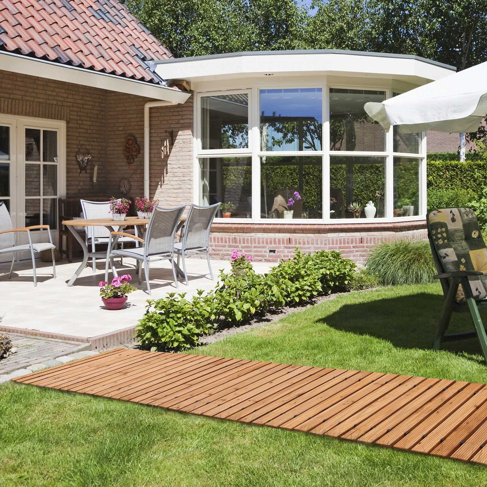 Foto 7 | Garden Pathway Reliancer, Madera De Cedro Enrollable De 3,7 M, Recta - Venta Internacional.