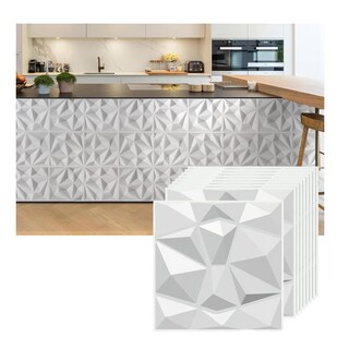 Foto 1 | 20 Piezas Tablero Decorativos 3d Para Pared – 20 Piezas De 50x50 Cm | Impermeables Fáciles De Instalar Esti