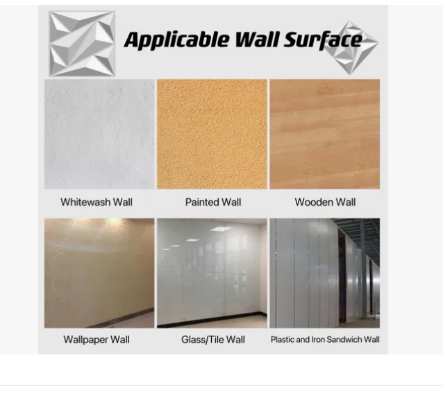 Foto 5 pulgar | Panel Decorativo Pared 3d Pvc Resistente Al Fuego 30cmx30cm