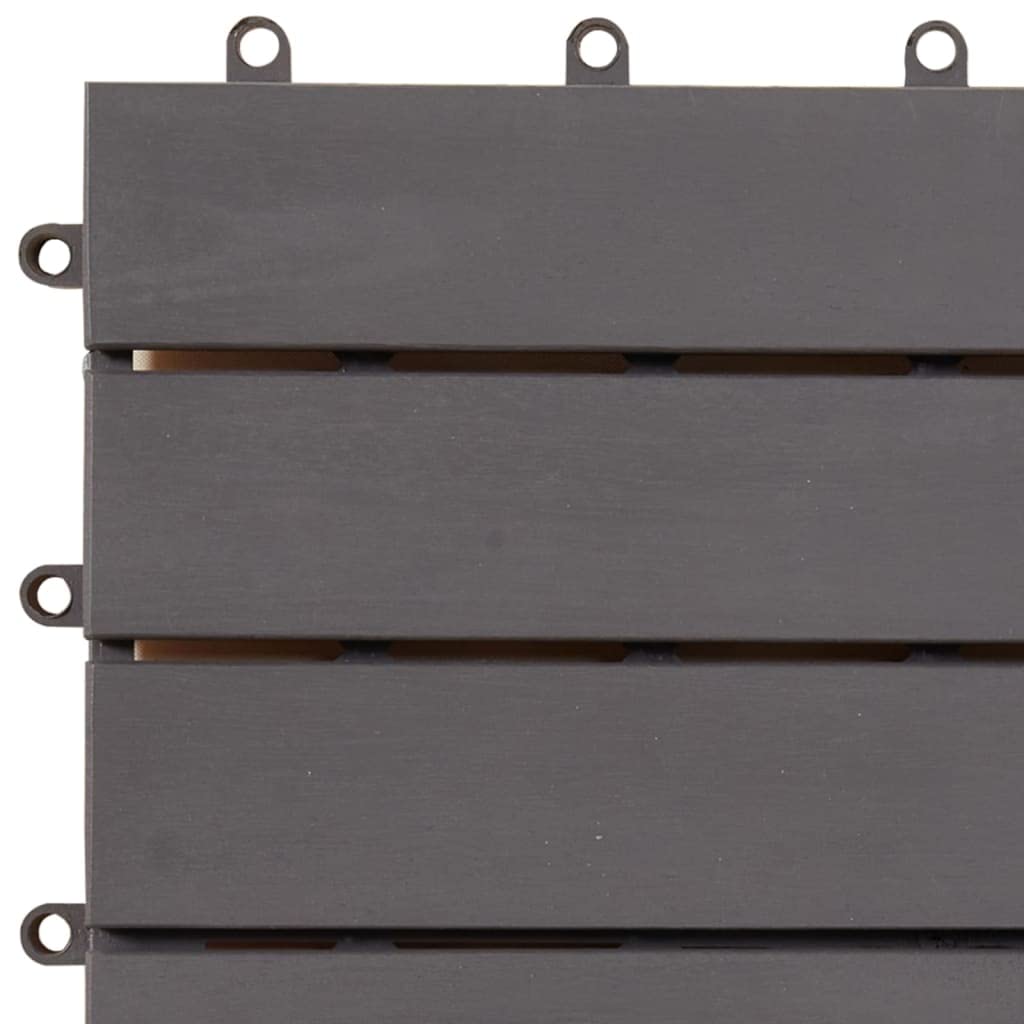 Foto 6 | Baldosas Vidaxl De Madera Maciza De Acacia Gris Lavada  30 Unidades - Venta Internacional.