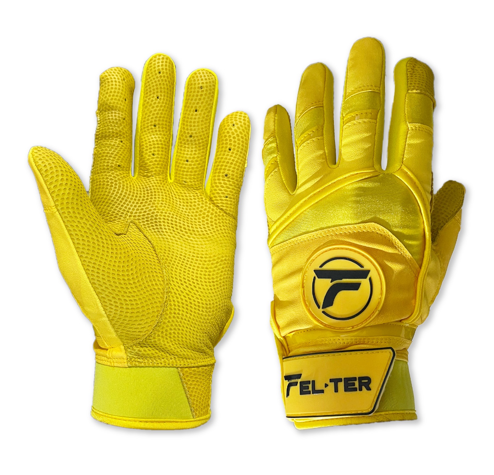 Guantes Beisbol Bateo Amarillo (XL), Guanteletas Para Batear