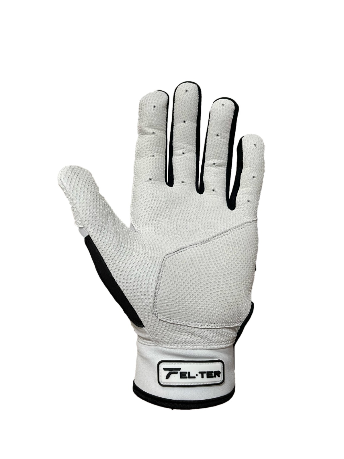 Foto 3 pulgar | Guantes de béisbol para batear Felter Fitness Premium- Blanco/Negro S