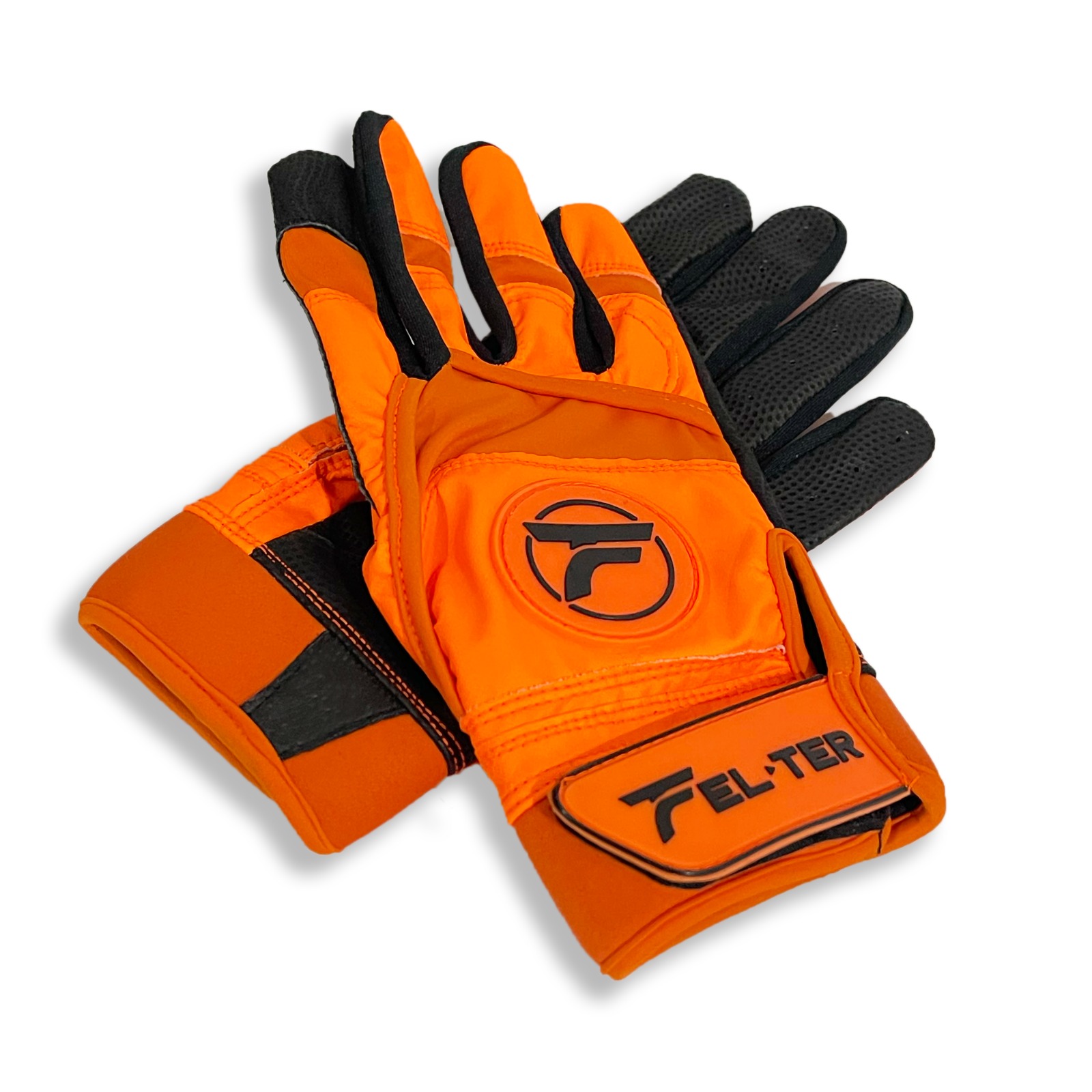 Foto 3 pulgar | Guantes de Bateo Felter Fitness Premium - Naranja/Negro M