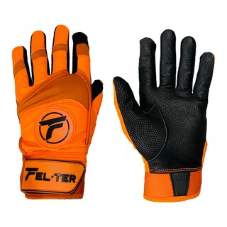 Foto 1 | Guantes de beisbol para batear Felter Fitness Premium - Naranja/Negro XL