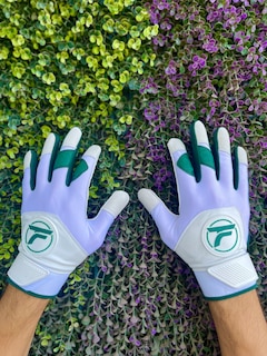Foto 4 | Guantes Beisbol Bateo Bicolor Blanco/verde S Guanteletas Para Batear Premium - Felter Sports