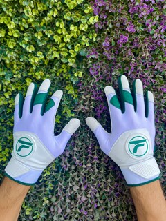 Foto 7 | Guantes Beisbol Bateo Bicolor Blanco/verde (xl), Guanteletas Para Batear Premium - Felter Sports