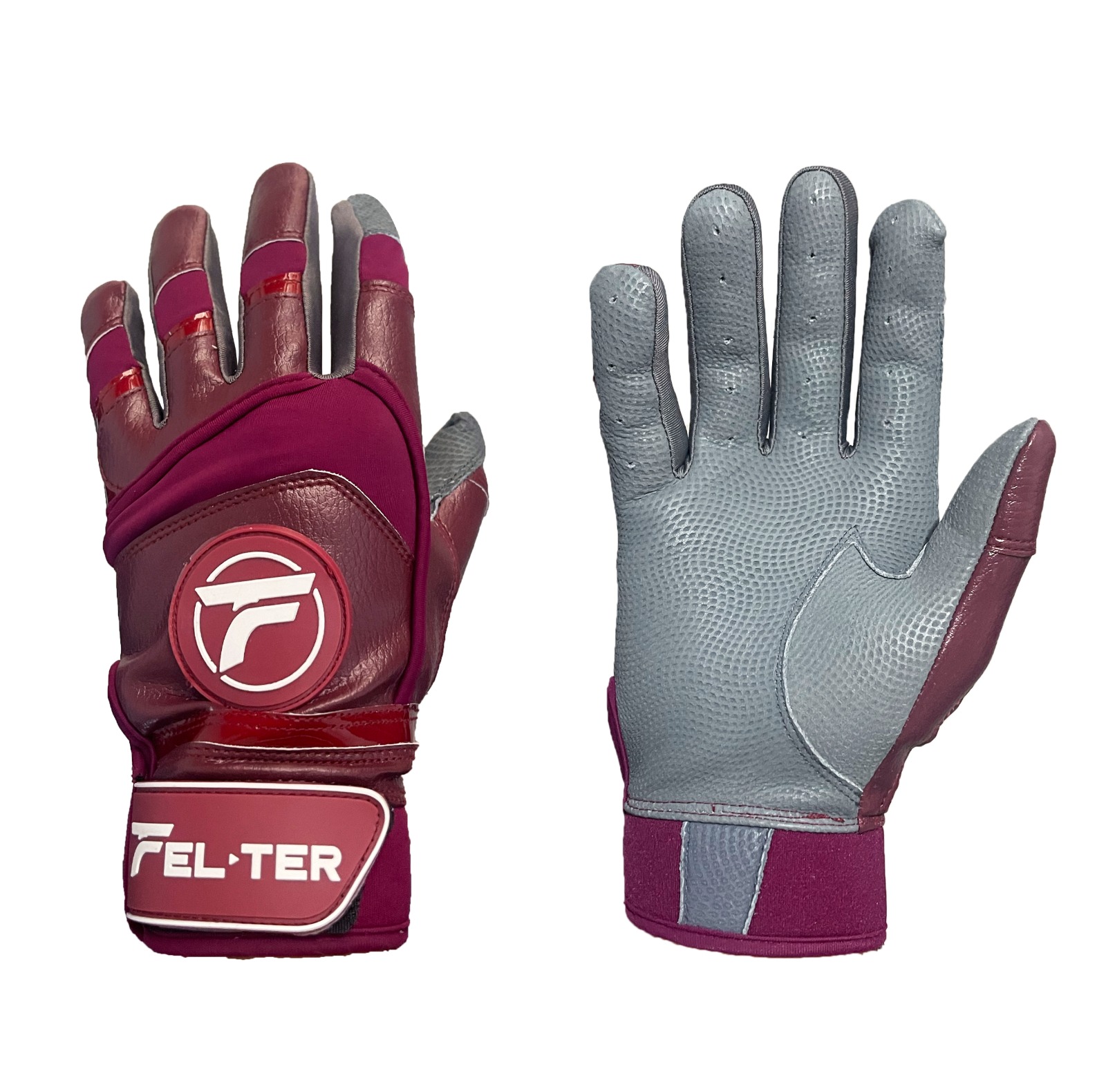 Foto 2 pulgar | Guantes para Batear Felter Fitness Tintos Talla XL