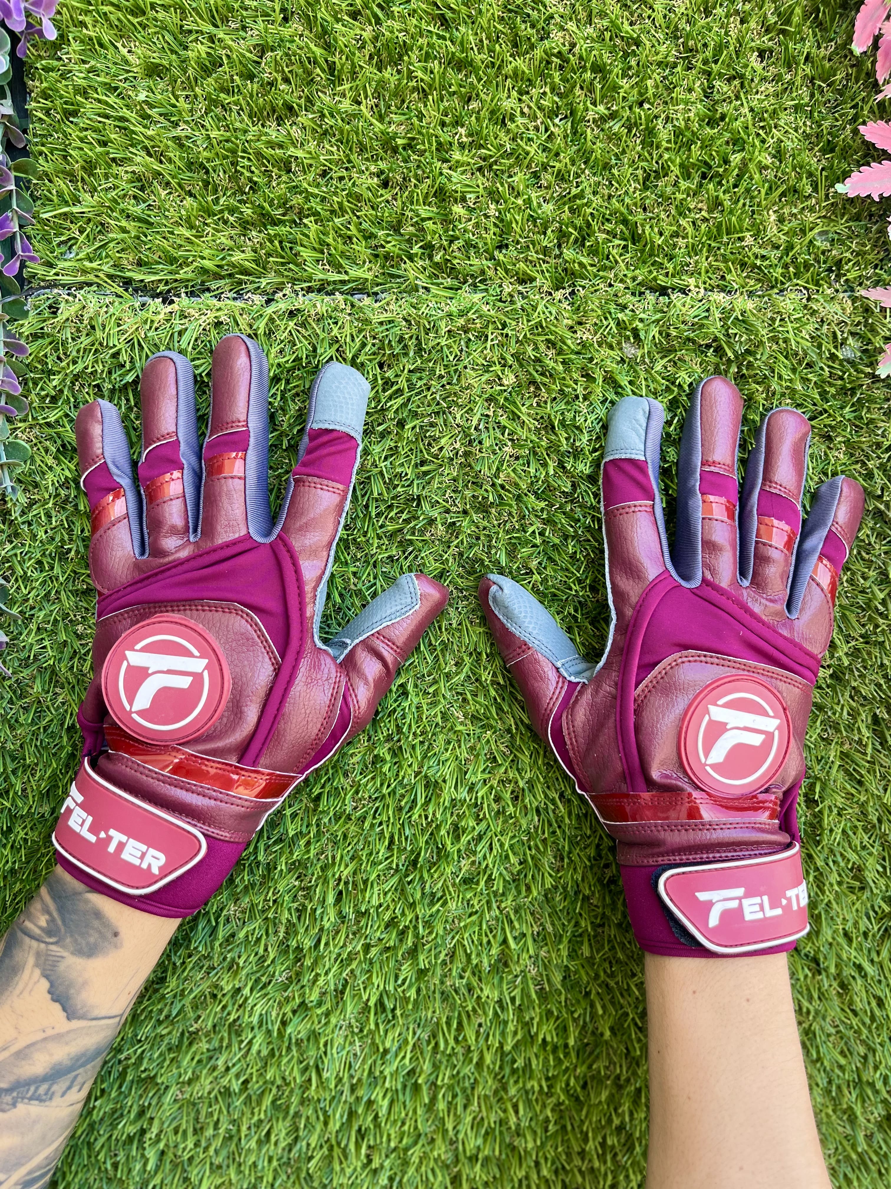 Foto 5 pulgar | Guantes de Beisbol para Batear Felter Fitness color Tinta - Chicos