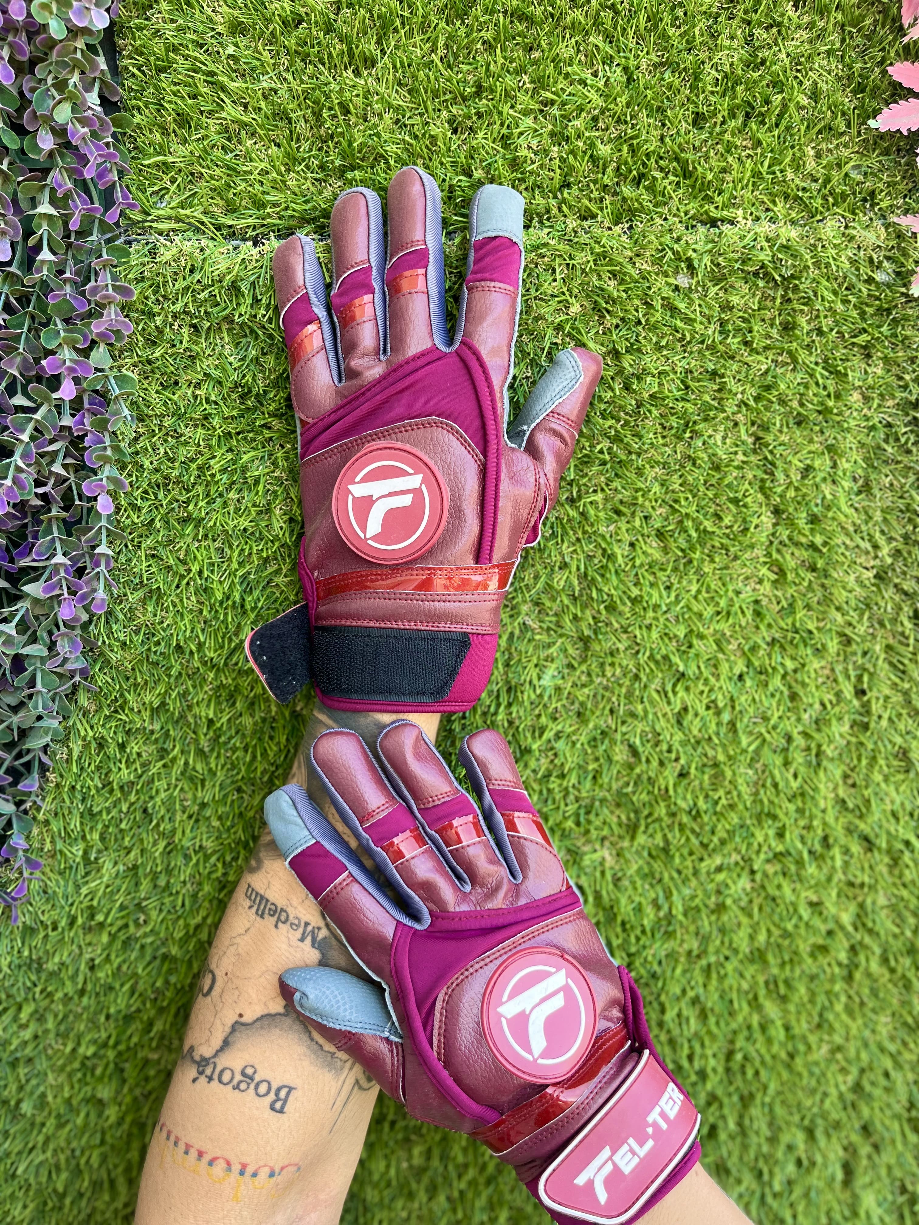Foto 7 pulgar | Guantes de Beisbol para Batear Felter Fitness color Tinta - Chicos