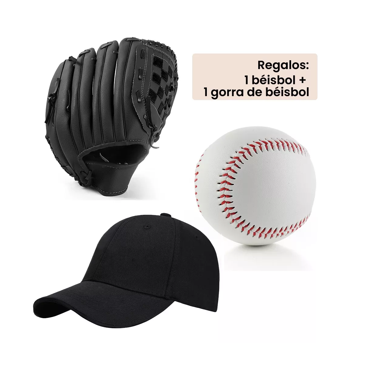Foto 3 pulgar | Guante Béisbol para Entrenamiento Adultos 12.5'' Eo Safe Imports Esi-17483 Negro