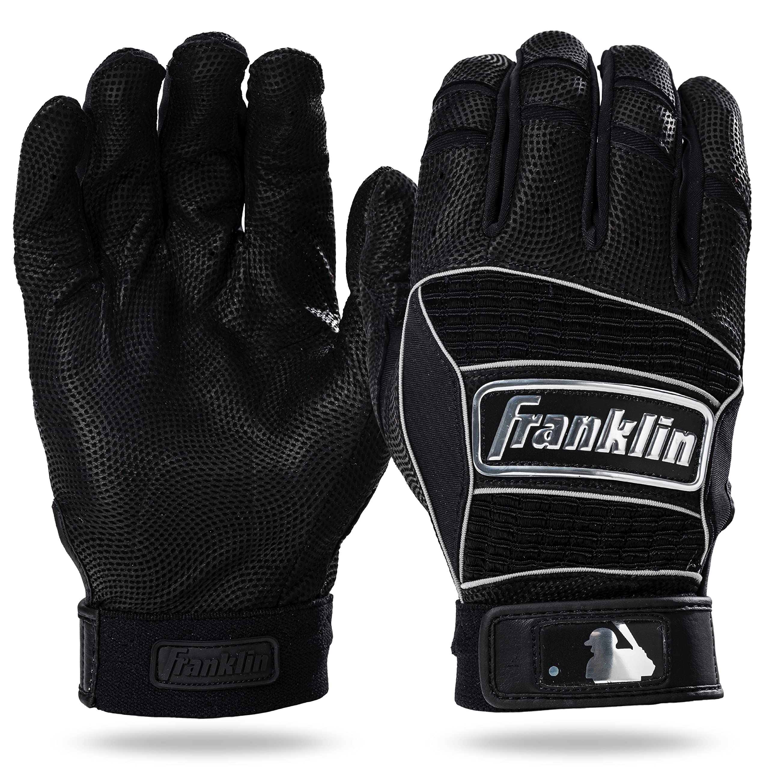 Foto 1 | Guantes De Bateo Franklin Sports Neo Classic Ii Negro Plateado - Venta Internacional.