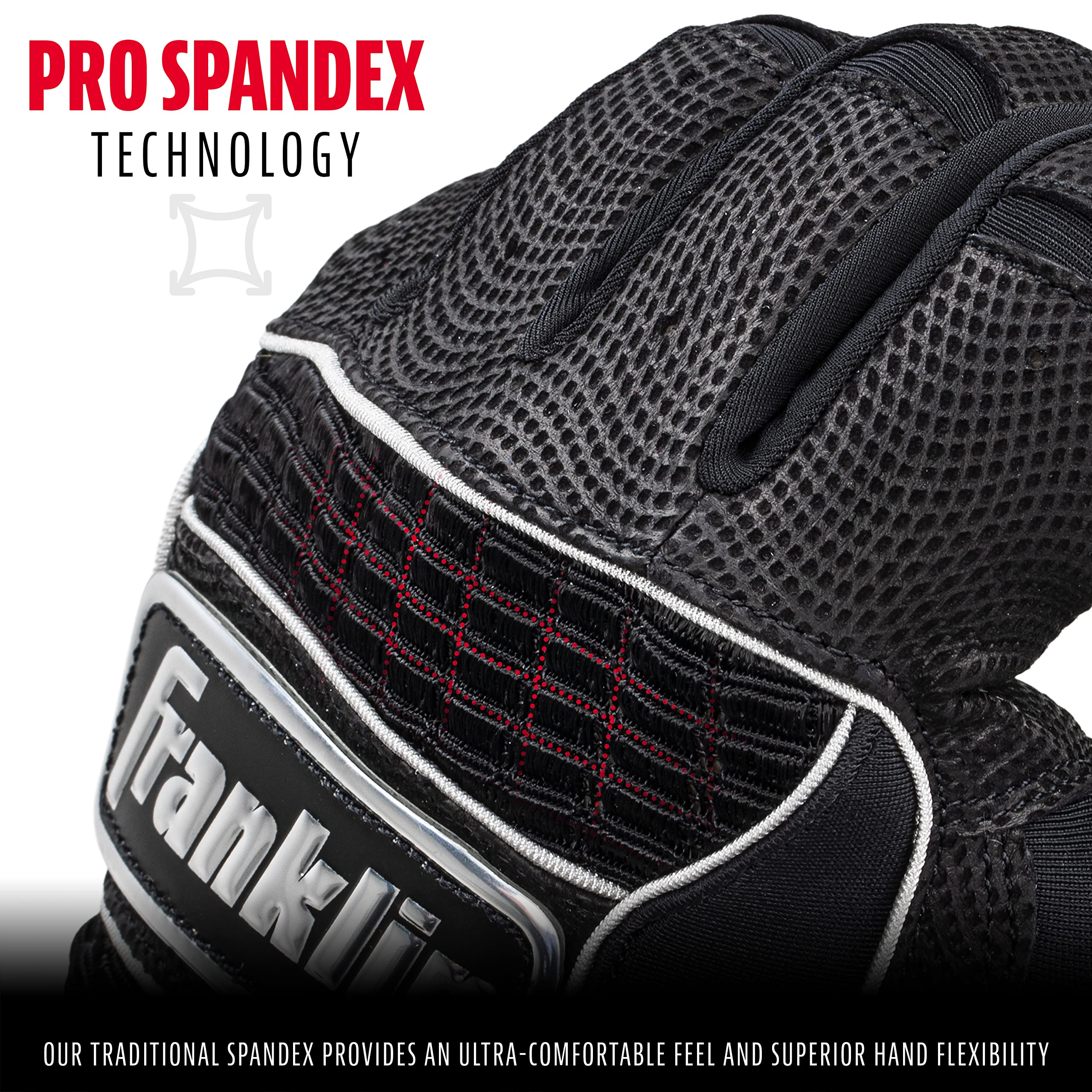 Foto 4 pulgar | Guantes De Bateo Franklin Sports Neo Classic Ii Negro Plateado - Venta Internacional.