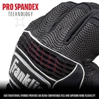 Foto 3 | Guantes De Bateo Franklin Sports Neo Classic Ii Negro Plateado - Venta Internacional.