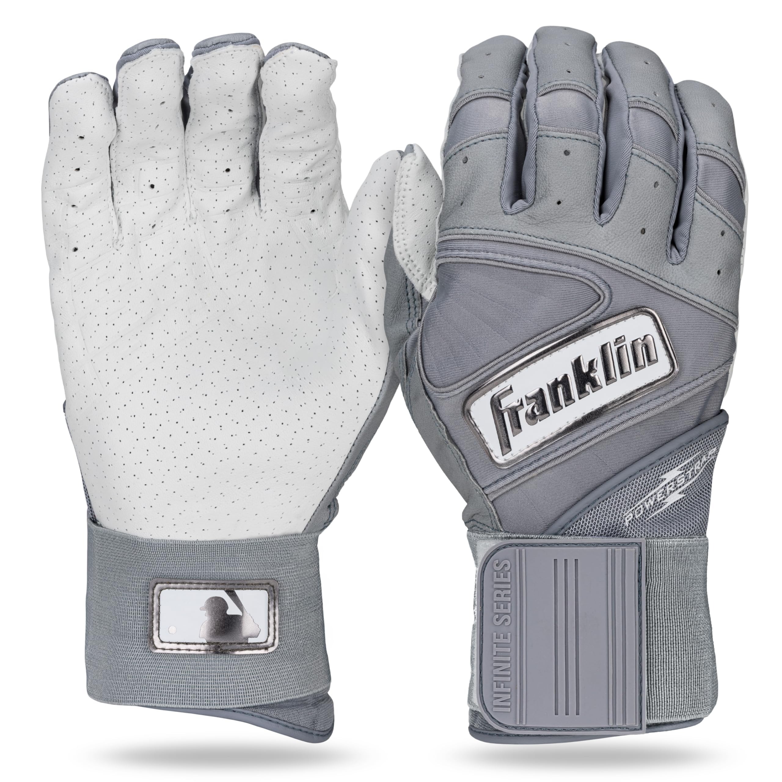 Foto 1 | Guantes De Bateo Franklin Sport Mlb Infinite Powerstrap Grey - Venta Internacional.