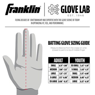 Foto 5 | Guantes De Bateo Franklin Sports Cfx Pro Mlb Youth Medium - Venta Internacional.