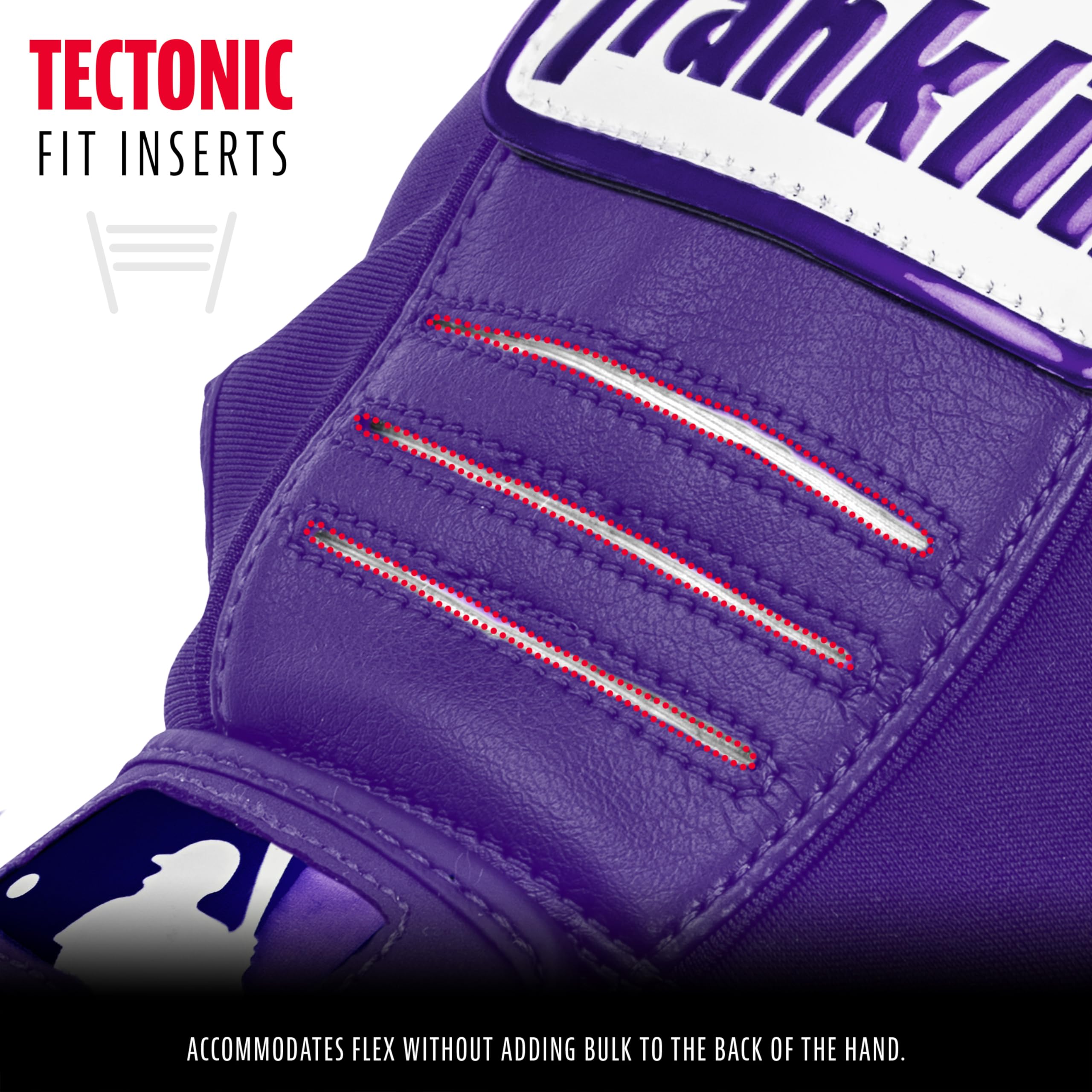 Foto 3 | Guantes De Bateo Franklin Sports Cfx Pro Mlb Youth Large - Venta Internacional.
