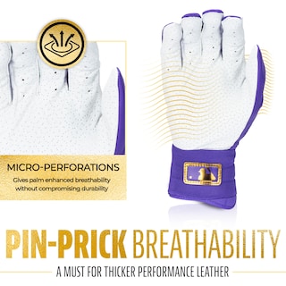Foto 2 | Guantes De Bateo Franklin Sports Infinite Powerstrap Para Adultos - Venta Internacional.