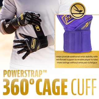 Foto 4 | Guantes De Bateo Franklin Sports Infinite Powerstrap Para Adultos - Venta Internacional.